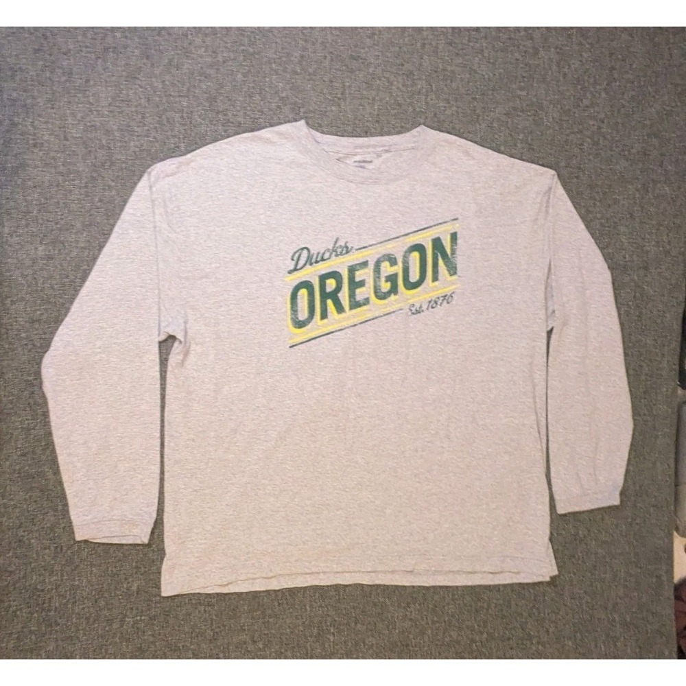 Pro Edge Oregon Ducks Shirt NCAA  Performance Longsleeve Tee Men's‎ 2XL Football